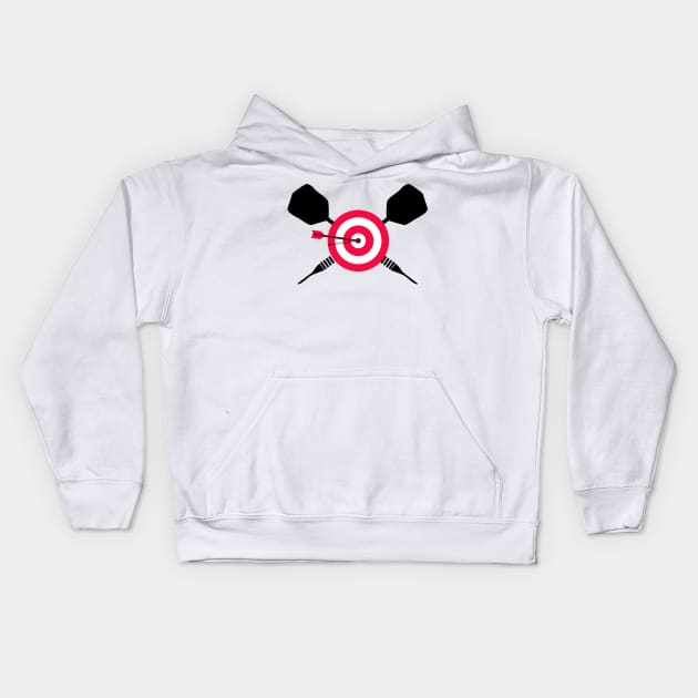 darts Kids Hoodie by Circle Project